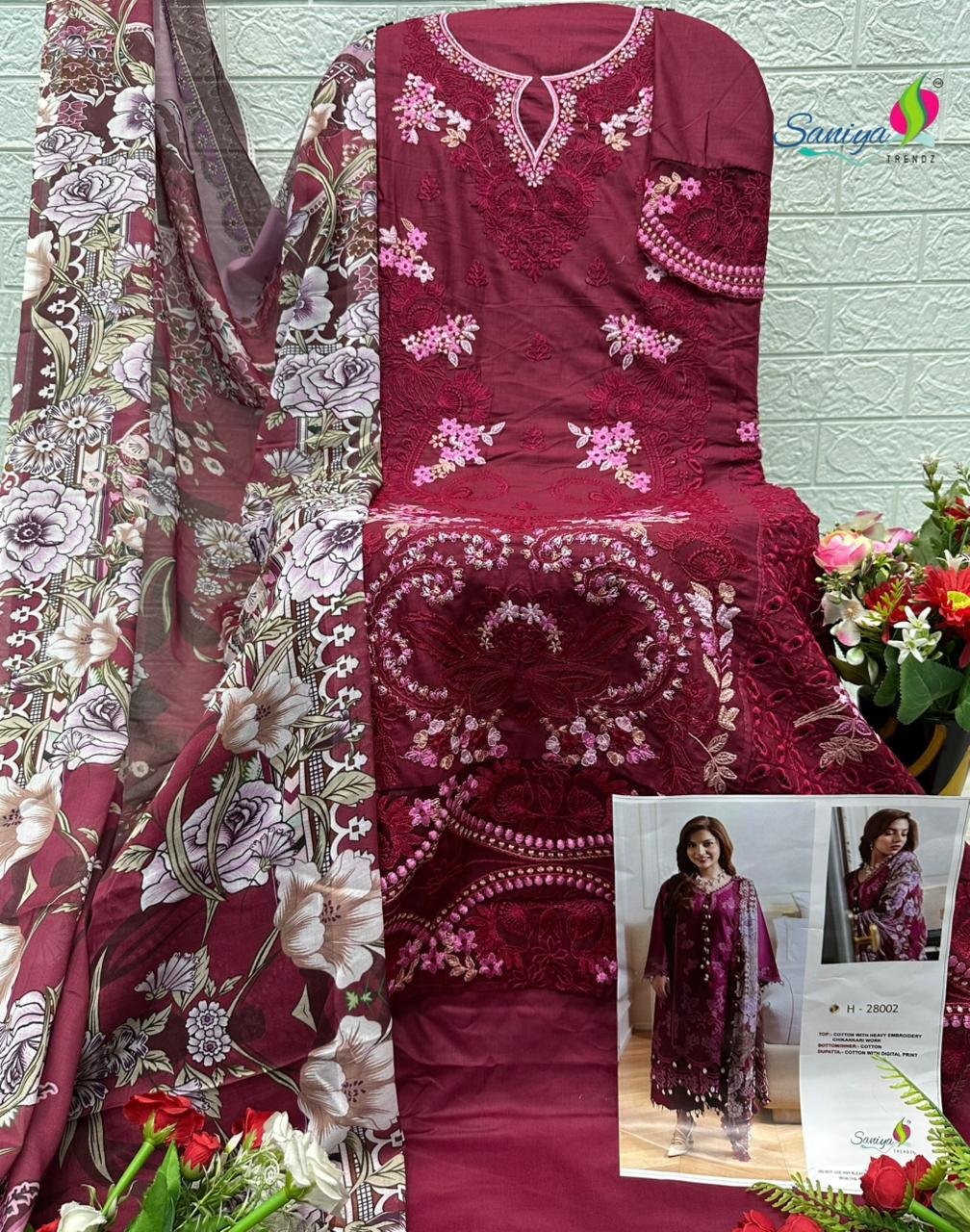 COTTON WITH CHIKANKARI EMBROIDERED - Image 3