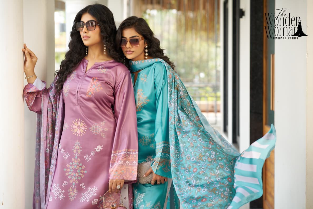A timeless festive ensemble with elegant motifs, soft hues, and effortless grace—perfect for celebrating Eid in classic style with - Image 3