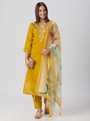 New Designers Kurti Pent Dupatta Set