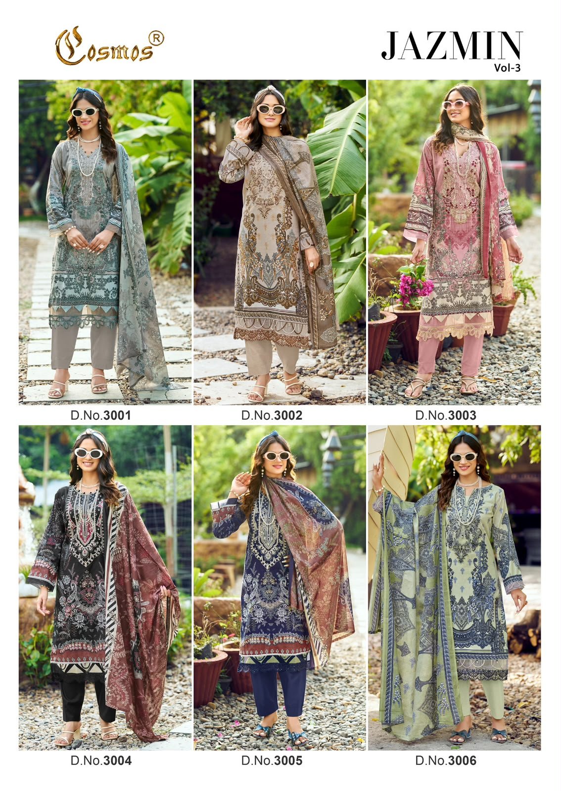 lawn cotton beautiful Embroidered collection with pure mal mal Duppata - Image 2