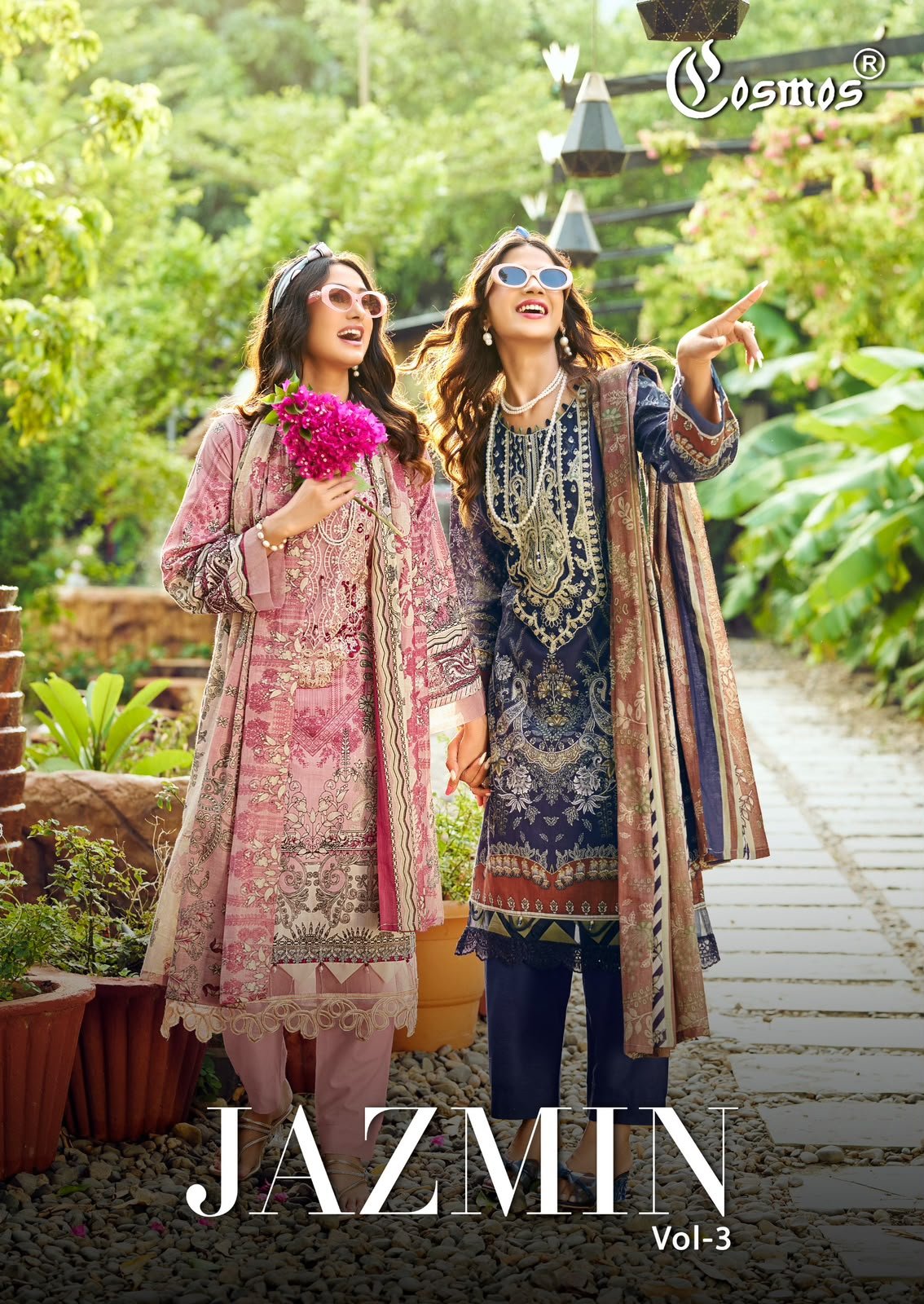 lawn cotton beautiful Embroidered collection with pure mal mal Duppata