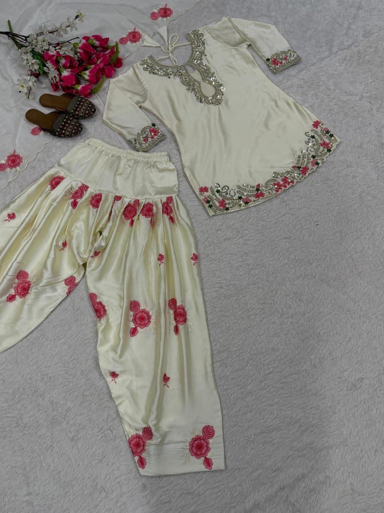 Launching New Đěsigner Party Wear Look top with farshi salwar - Image 5