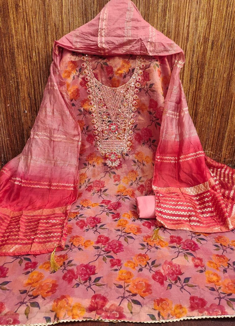 SEAMER DIGITAL PRINT WITH CODDING SECQUINCE WORK( - Image 4