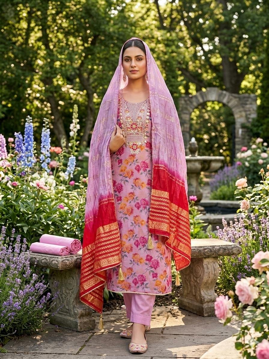 SEAMER DIGITAL PRINT WITH CODDING SECQUINCE WORK( - Image 5