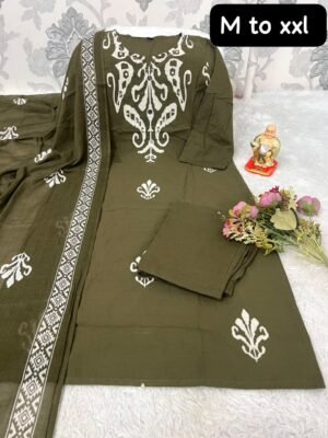 Check out this stunning Bandhani Suit Setperfect for daily wear, office, or small gatherings PRODUCT DESCRIPTION