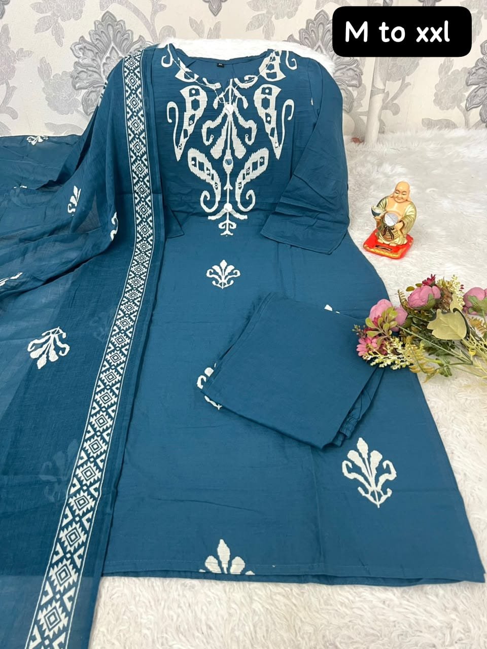 Check out this stunning Bandhani Suit Setperfect for daily wear, office, or small gatherings PRODUCT DESCRIPTION - Image 4