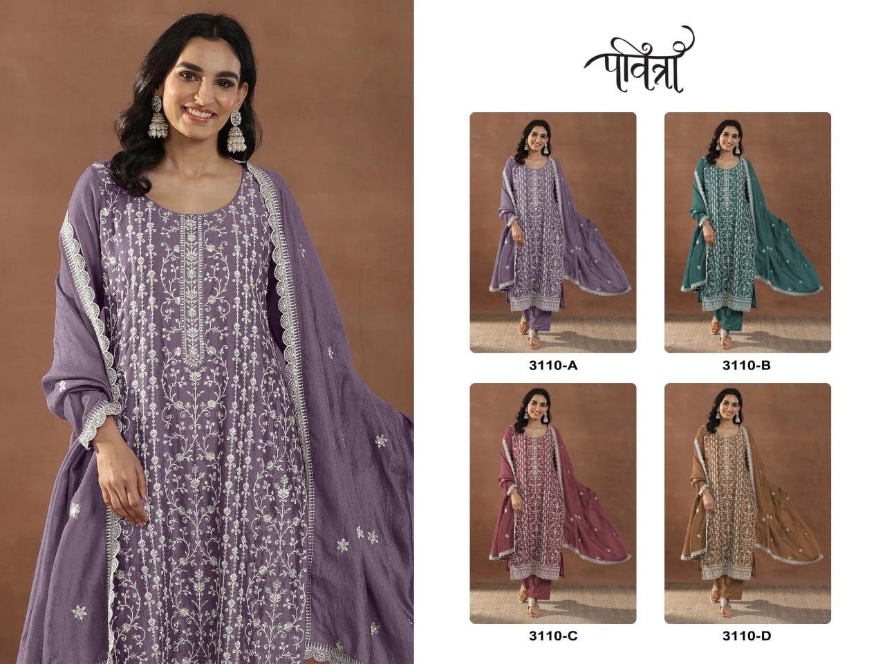 Rangoli Crush with Heavy Embroidered 3mm Sequence Work - Image 9
