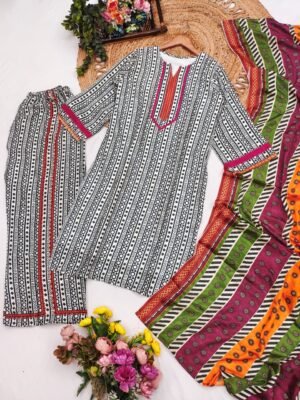 Alternative view of New Designer Farsi Salwar Suit Launch