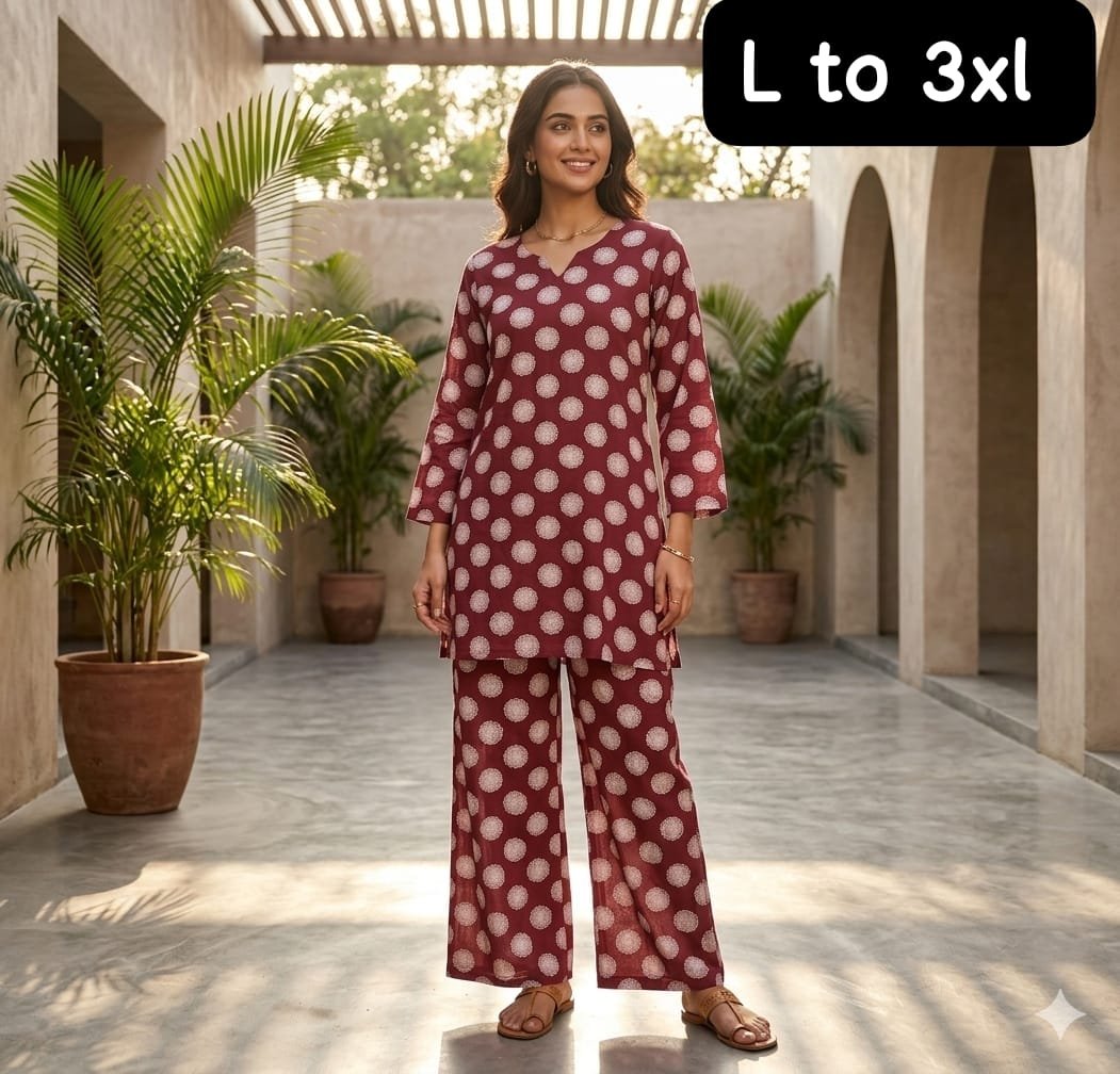 New Arrival: Premium Cotton Flex Coord Set - Image 3