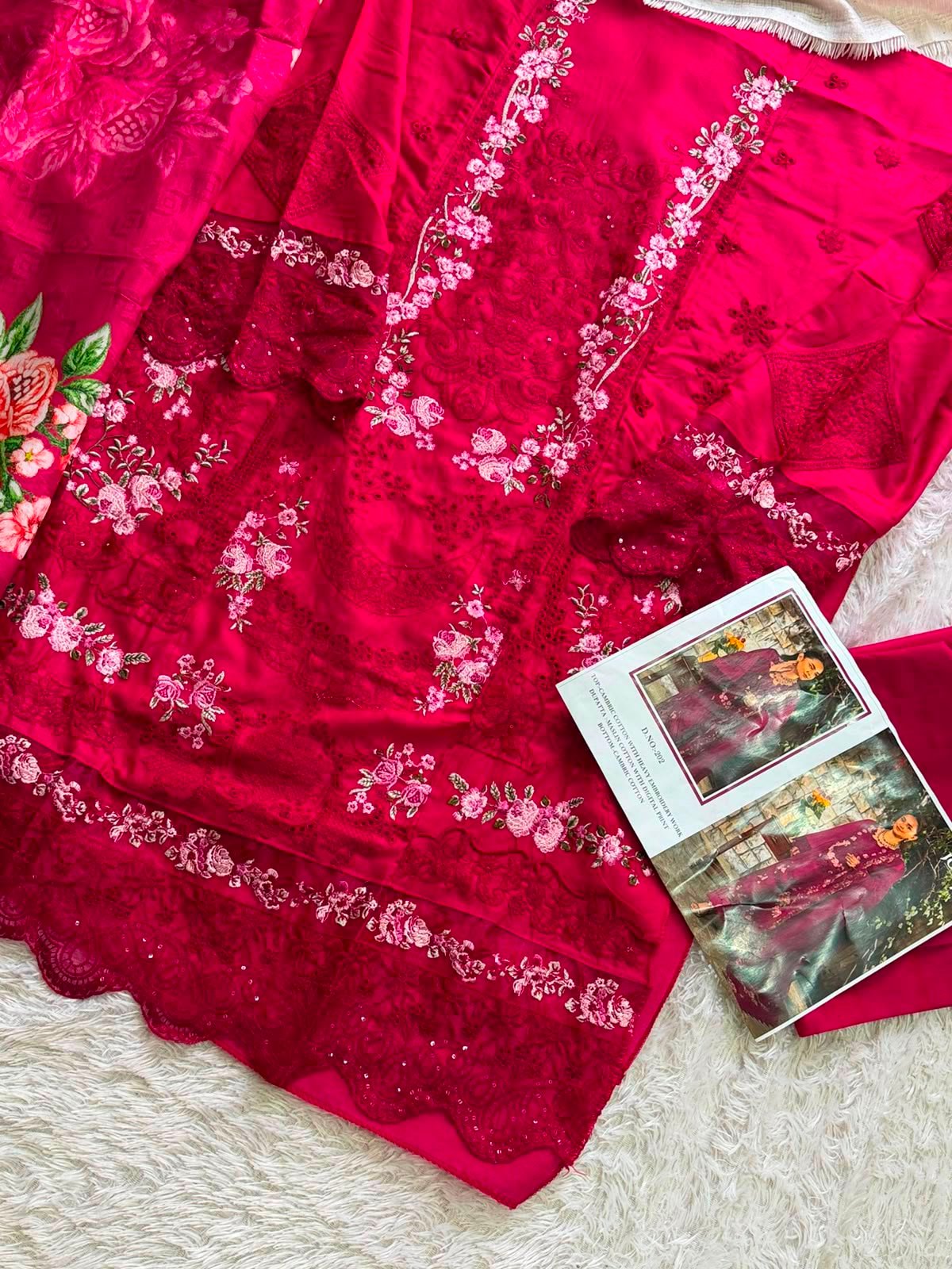 CAMBRIC COTTON WITH HEAVY EMBROIDERY WORK - Image 2