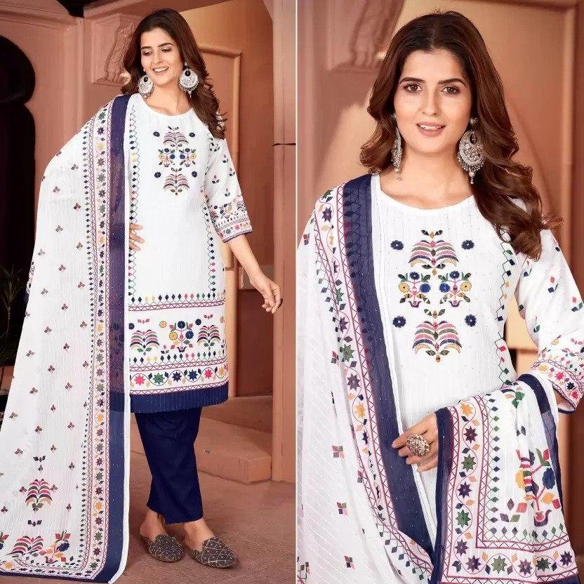 New Launching Digital Print Hit Kurti, Pant & Dupata - Image 8