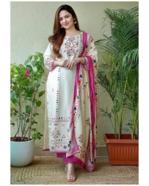 New Launching Digital Print Hit Kurti, Pant & Dupata