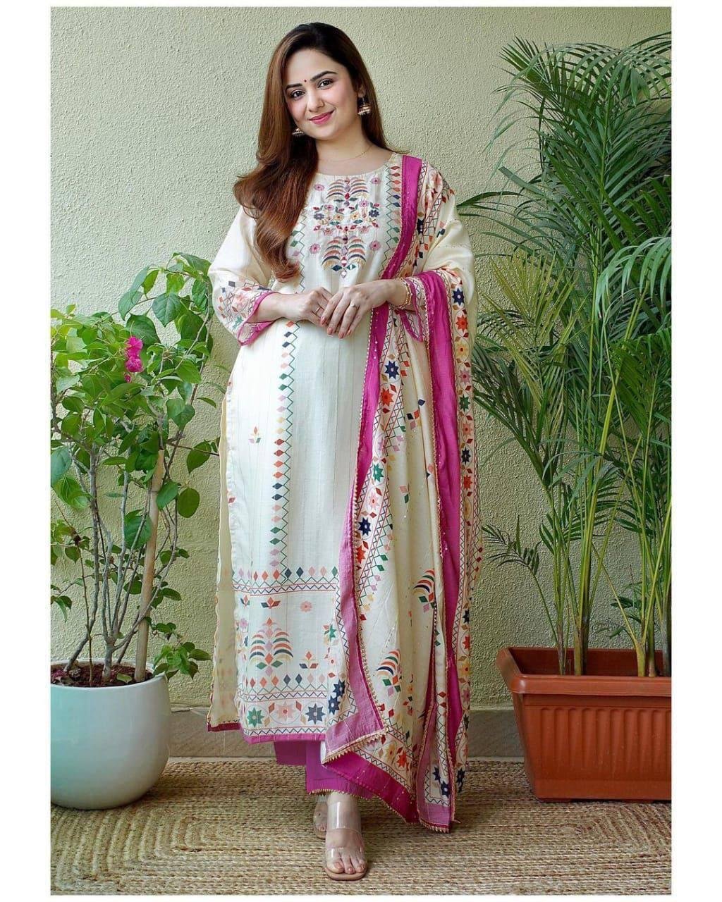 New Launching Digital Print Hit Kurti, Pant & Dupata