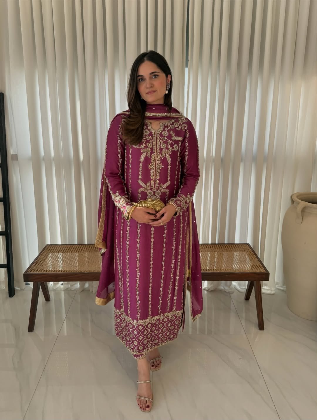 ENHANCE THE BEAUTY OF YOUR WARDROBE WITH THIS NEWLY LAUNCHED KURTI & FARSHI PLAZZO SET