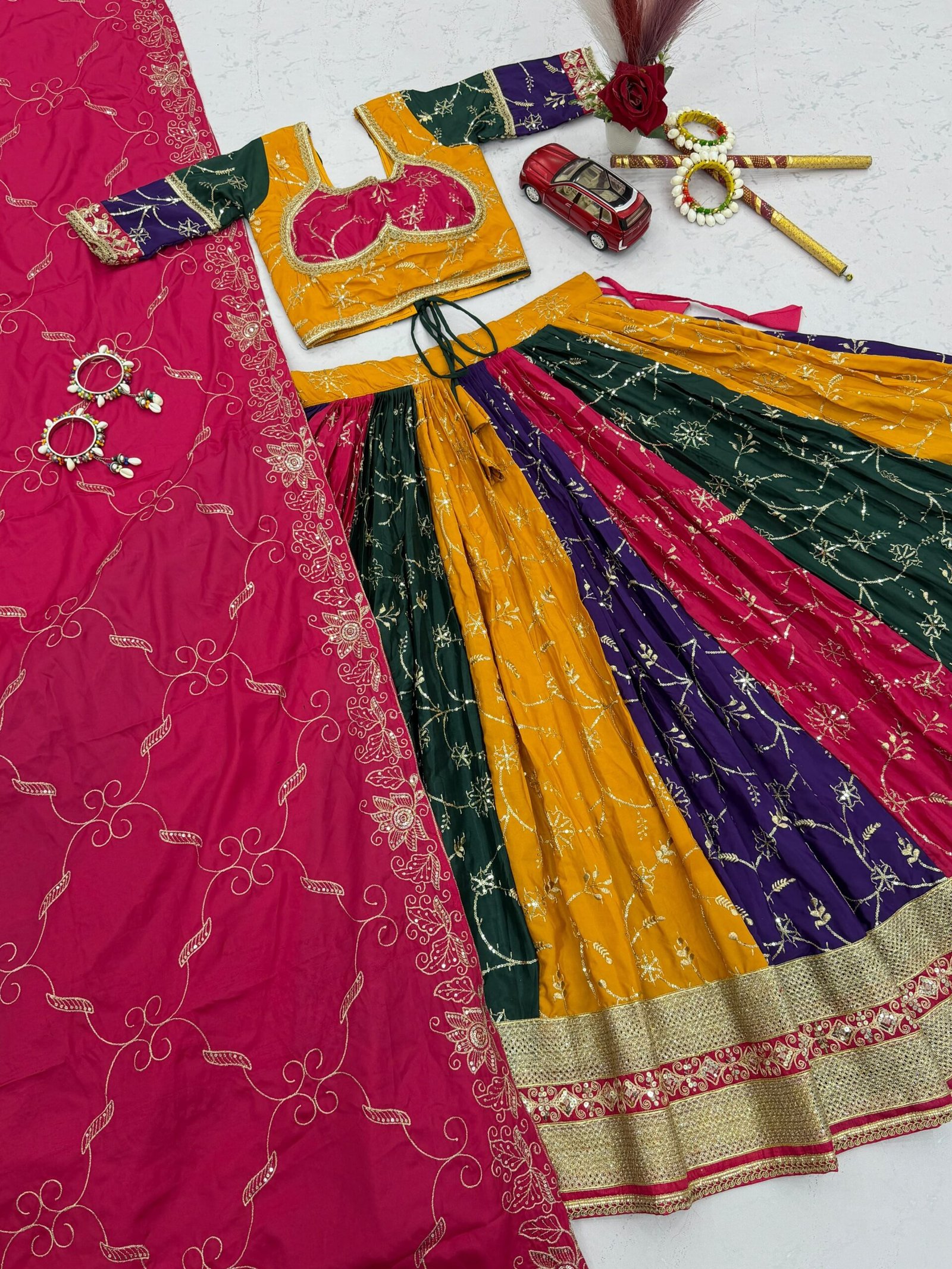 Navratri Special Vintage Chaniya Choli - Image 2