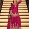 Heavy Chinon with Heavy Embroidered Beads + 3mm & 5mm Sequence Work