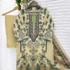 Pure lawn collection with mal mal dupatta
