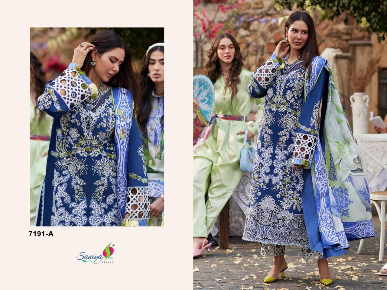 COTTON WITH CHIKANKARI EMBROIDERED - Image 3