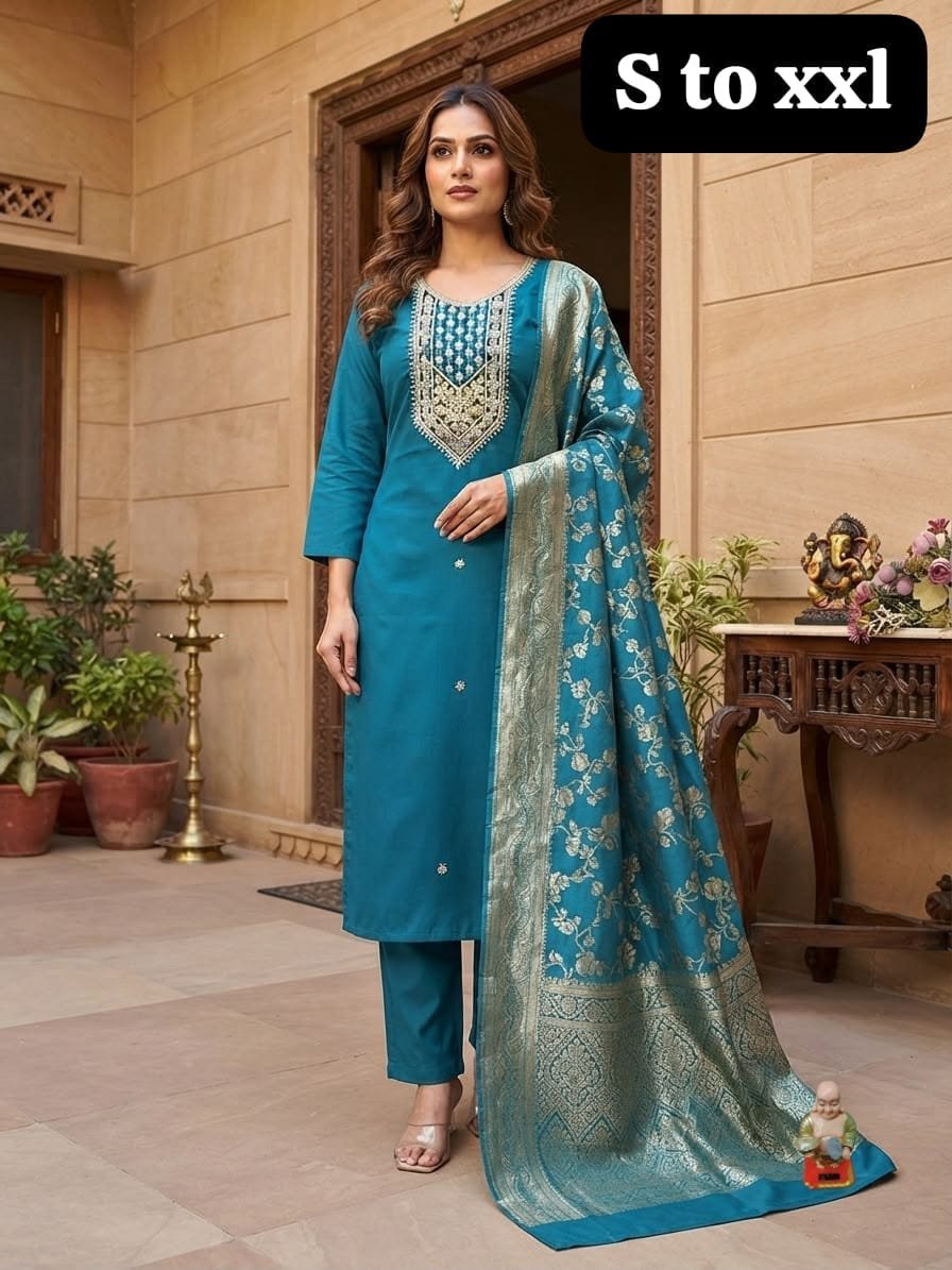 Stunning 3-Piece Festive Salwar Suit Set
