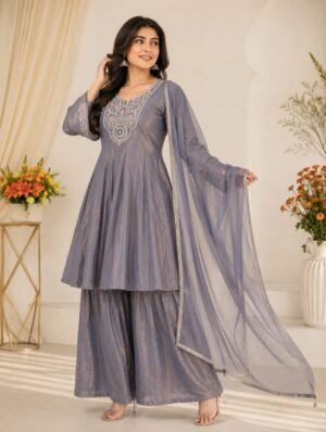 WOMEN'S PURE FANDY SILK SARARA SET'S