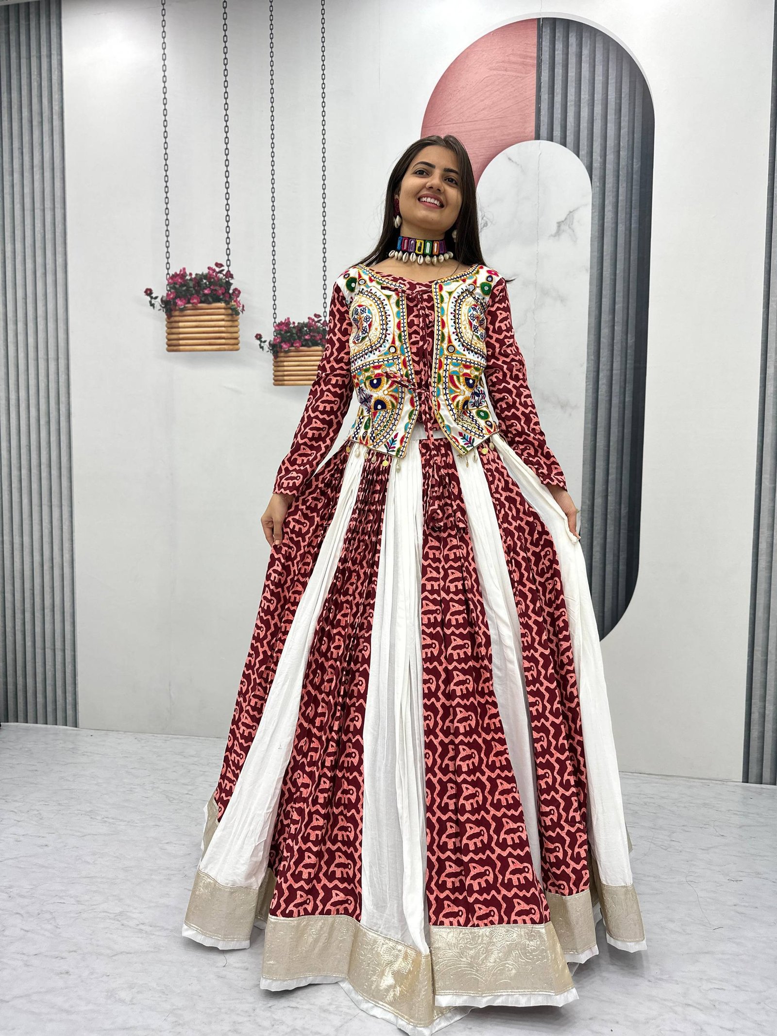AK Creation is Launching Navratri Special Pure Cotton Lehenga Choli