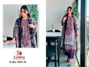 Pure Cotton Print with heavy embroidery (with 2 patches)