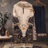 EXQUISITE BEAUTIFUL long turkish CO-ORDS WITH PRINTED SILK CRAPE DUPATTA