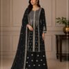 Fox Georgette with Heavy Embroidered 3mm Sequence & Coding Work