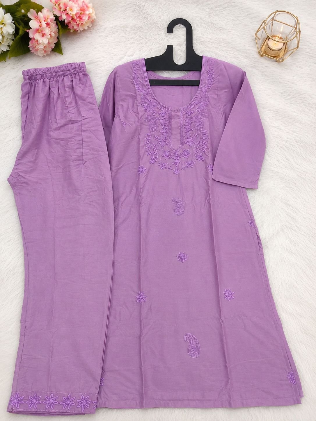 A New Kurti plazo collection with new pattern Ton to ton work - Image 8