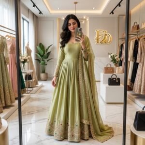 Trending zmy Silk*Gwon&Pent&dupattaÂ