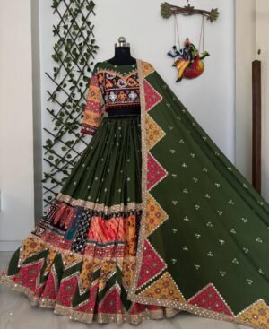 Alternative view of AK SERIES PRESENTING NEW  TRENDING NAVRATRI  SPECIAL CHANIYA CHOLI