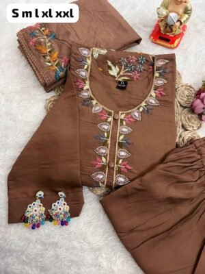 Alternative view of Launching New Designers Kurti Pent Dupatta Set