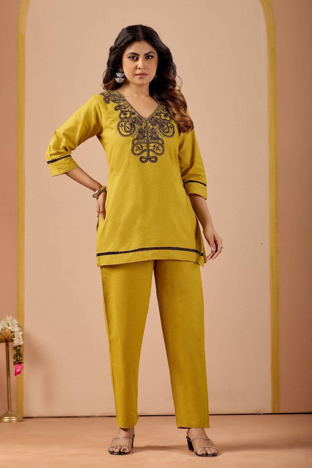 WITH BEAUTYFULL HANDWORK & EMBRODERY WORK - Image 3