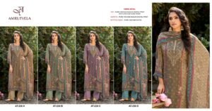 Pure viscous Maslin digital print with aari and hand work