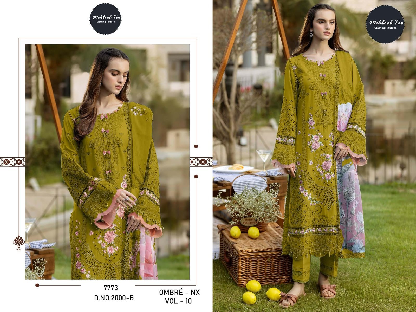 CAMBRIC COTTON WITH HEAVY EMBROIDERY WORK - Image 5