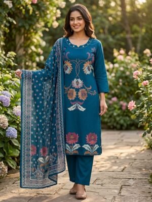 New Arrival: Premium Dabu Cotton 3-Piece Suit Set
