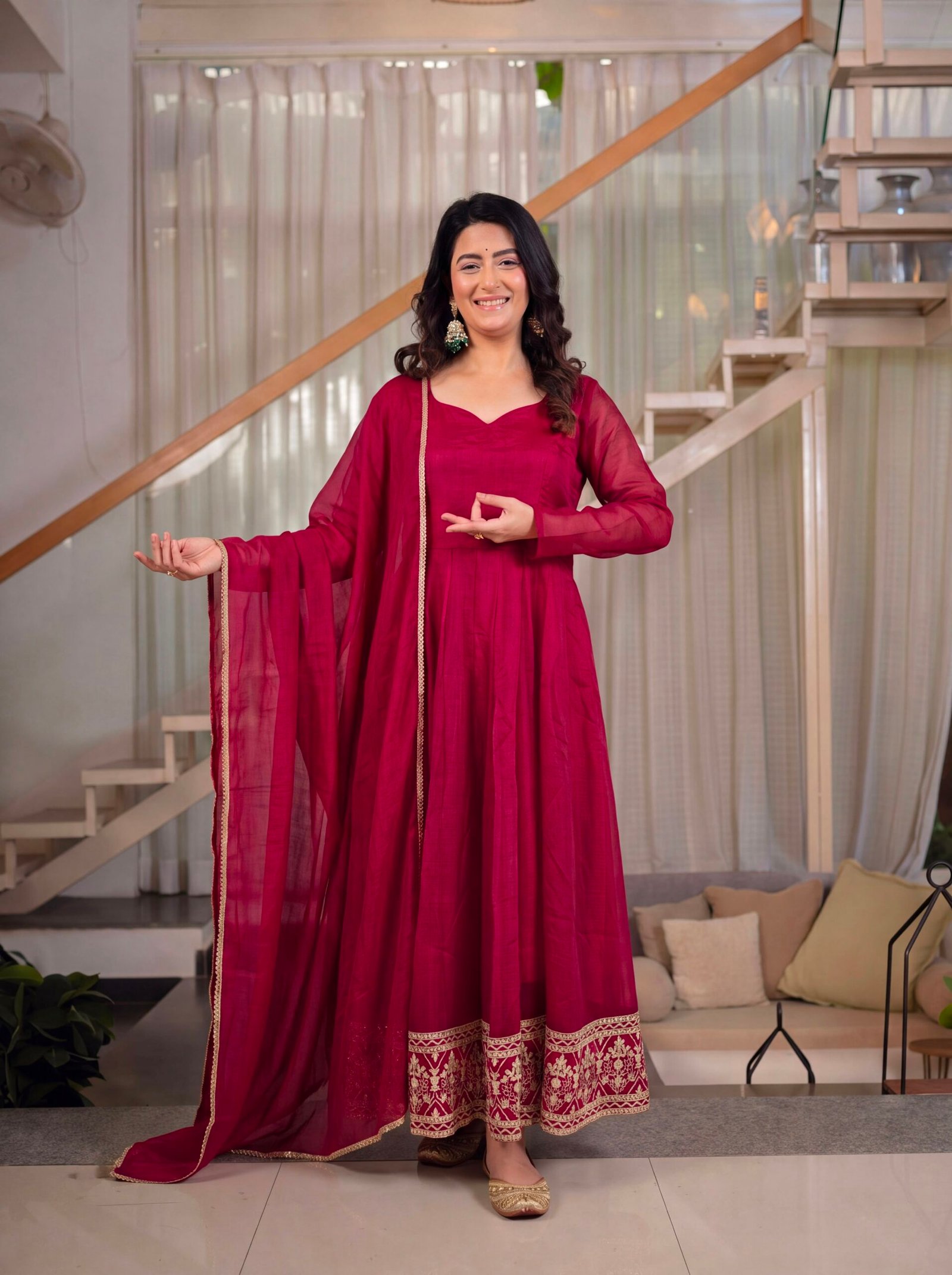 Presenting New Đěsigner Anarkali Suit In New Fancy Style