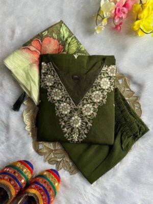 Alternative view of New Designers Kurti Pent Dupatta Set