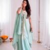 Get festive ready in our new New Super Trending Party Wear Shrug with Lehenga