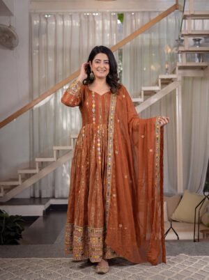 Presenting New  Đěsigner Anarkali Suit In New Fancy Style