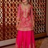 AK-Series New Designer Party Top Sharara & Dupatta Set