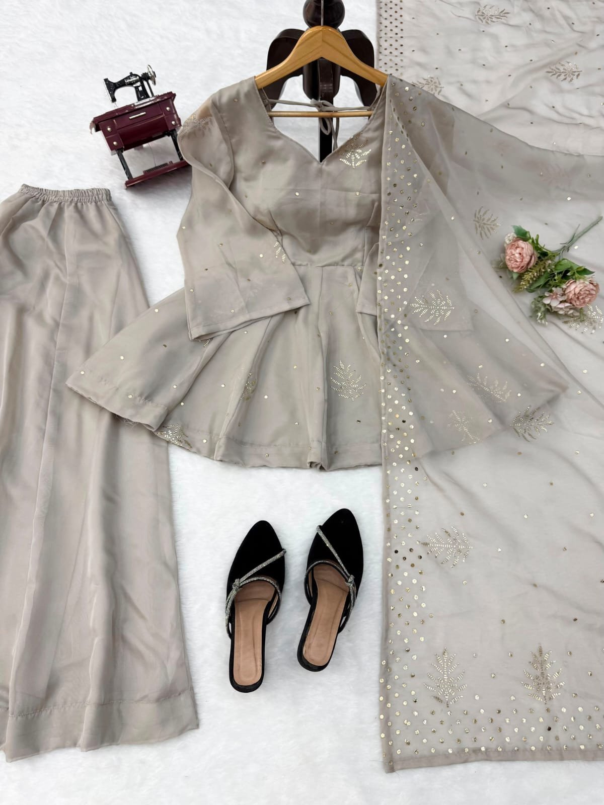Step into effortless charm with our exclusive 3-piece set – crafted for comfort, stitched with grace. - Image 2
