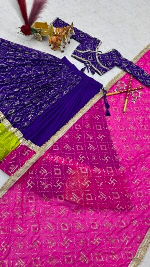 Alternative view of AK Creation is Launching Navratri Special Lehenga choli with vintage duptto