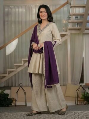 Launching New Designer Party Wear Look Top , Sharara Plazzo  and Dupatta, New Fancy Style