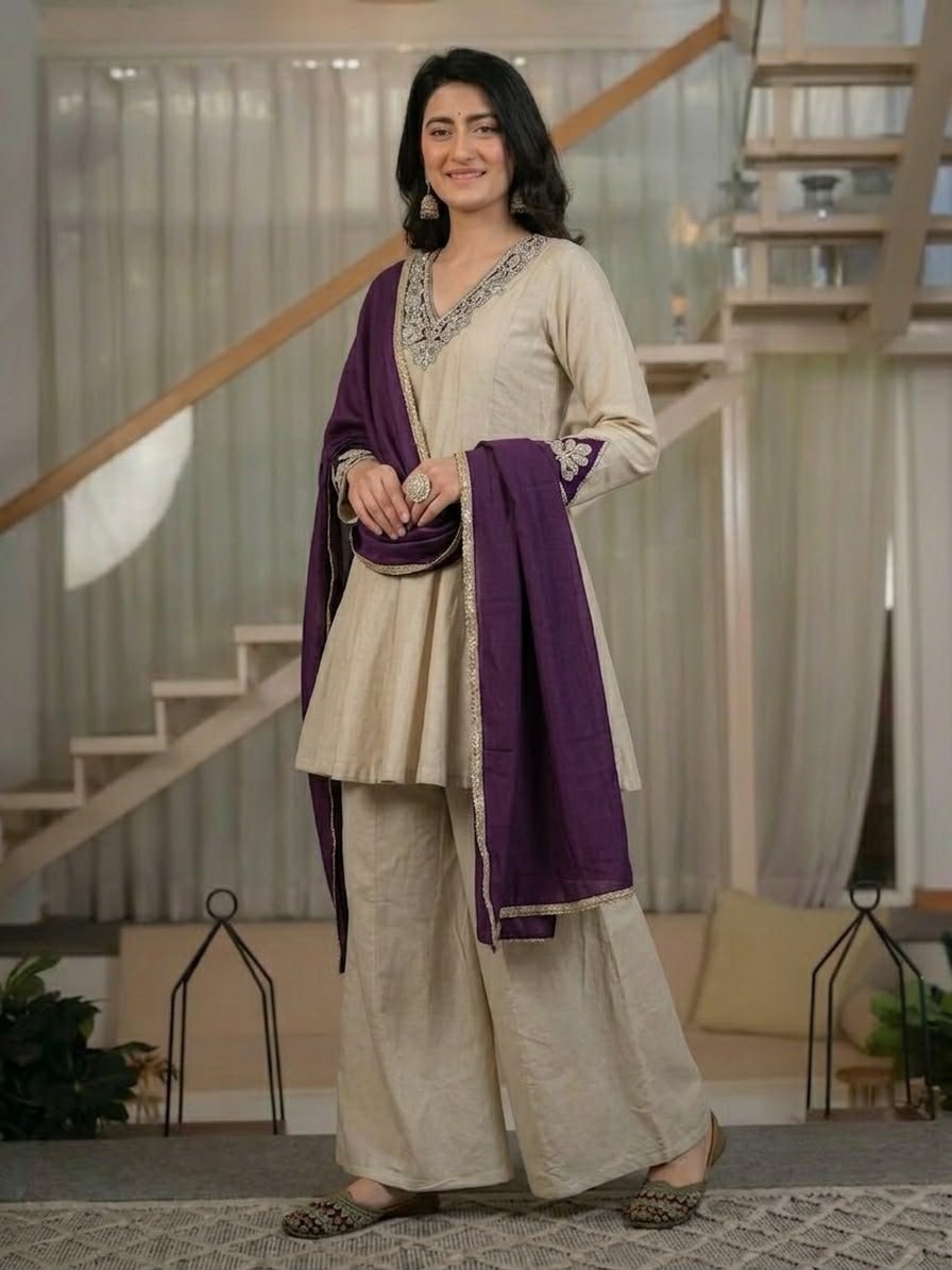 Launching New Designer Party Wear Look Top , Sharara Plazzo and Dupatta, New Fancy Style