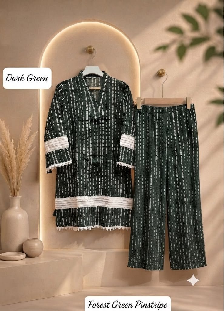 IMPORTED PAKISTANI STYLE LACE WORK CO-ORD SETS - Image 3