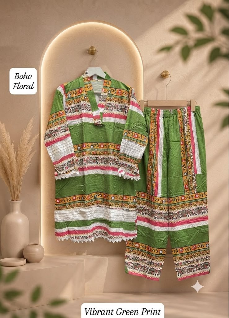 IMPORTED PAKISTANI STYLE LACE WORK CO-ORD SETS