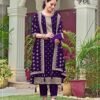 Blooming Fox Georgette with Heavy Embroidery Work With 3mm Sequence
