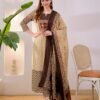 Đěsigner Print Daily Or Office Wear Look jaipuri Pure Cotton Top With Pent & Dupatta Set