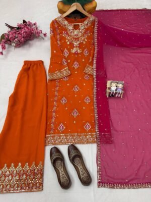 Alternative view of ENHANCE THE BEAUTY OF YOUR WARDROBE WITH THIS NEWLY LAUNCHED KURTI & PLAZZO SET
